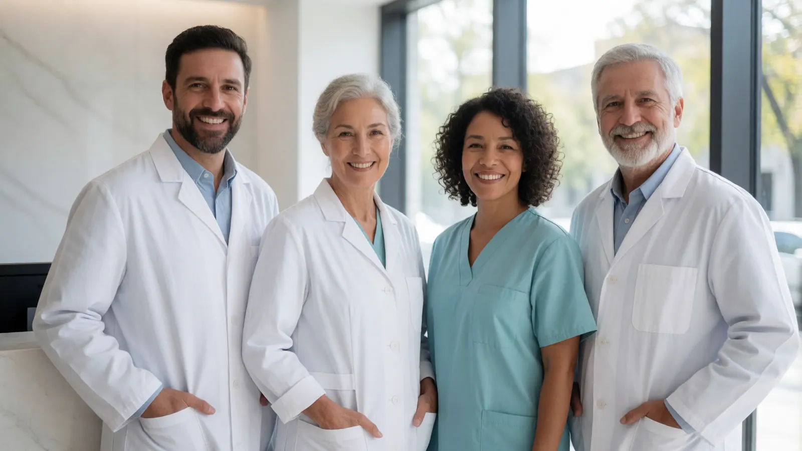 The dental team at Woodside Dental Care in Woodside, Queens